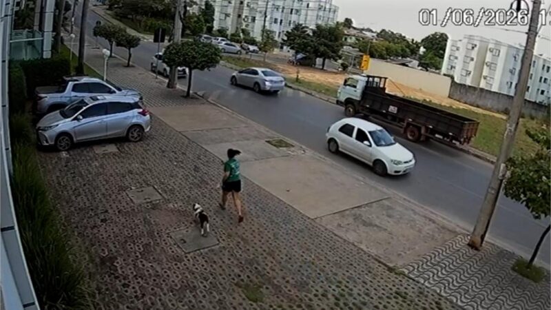 Ladrão de celular é perseguido por helicóptero e preso no CPA; vídeo