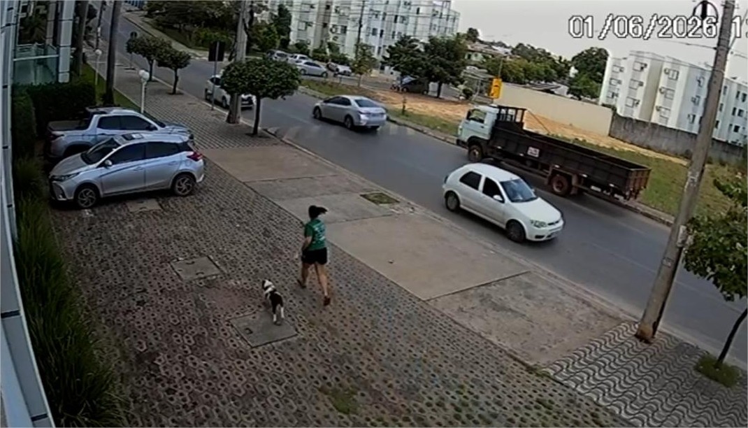 Ladrão de celular é perseguido por helicóptero e preso no CPA; vídeo