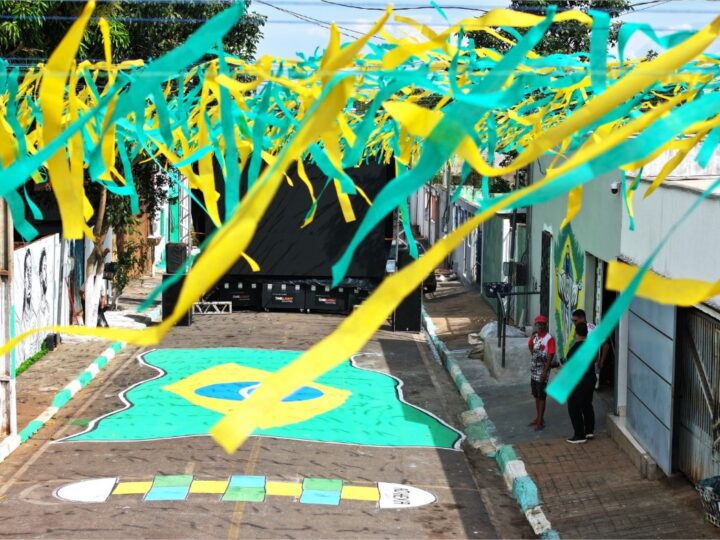 Campanha que instala telões para os jogos da Copa em ruas decoradas abre nova votação em Cuiabá