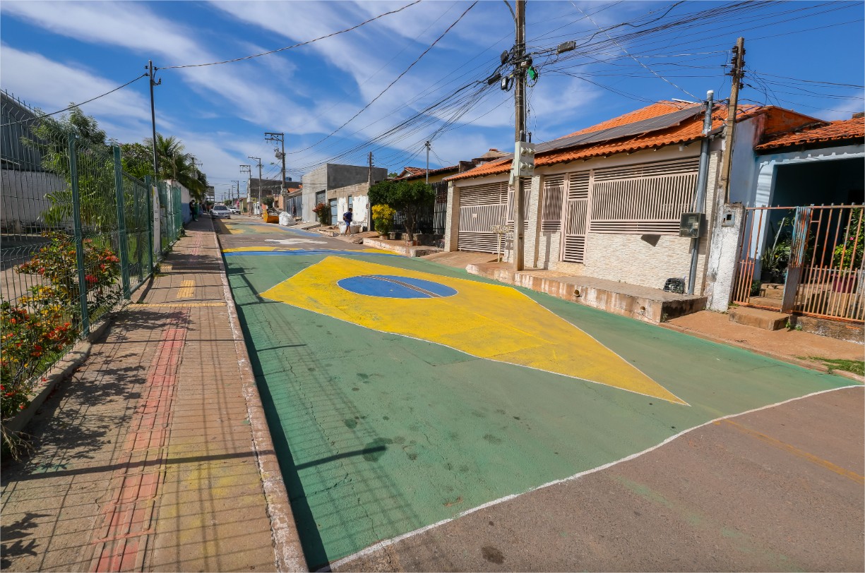 Prefeitura vai montar telões para os jogos do Brasil nas ruas mais decoradas de Cuiabá