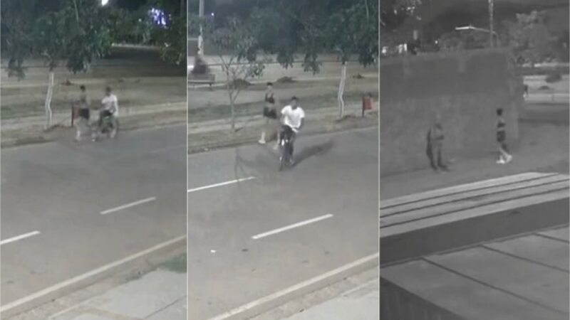 Homem é flagrado passando a mão em corredora em avenida de MT