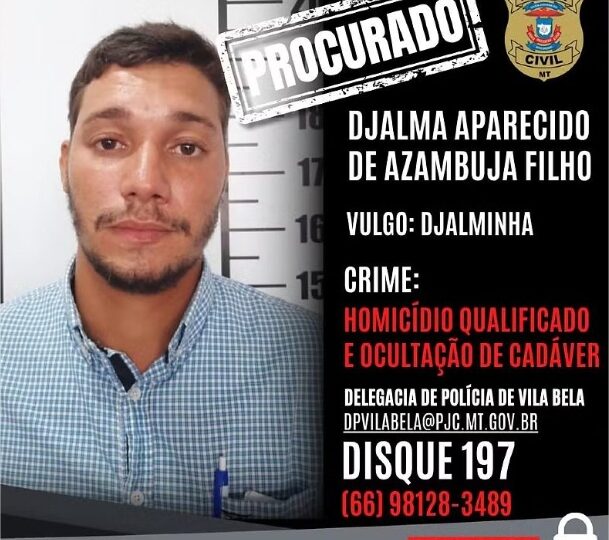 Fazendeiro acusado de matar adolescente e carbonizar corpo é procurado pela PJC