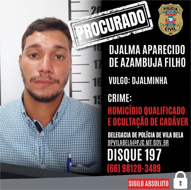 Fazendeiro acusado de matar adolescente e carbonizar corpo é procurado pela PJC