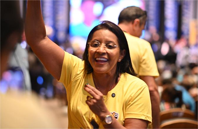 Convenção do União oficializa Gisela à Câmara e consolida apoio à reeleição de Pivetta
