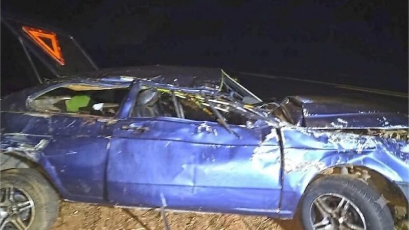 Marido bêbado capota Gol e esposa grávida de oito meses morre em MT