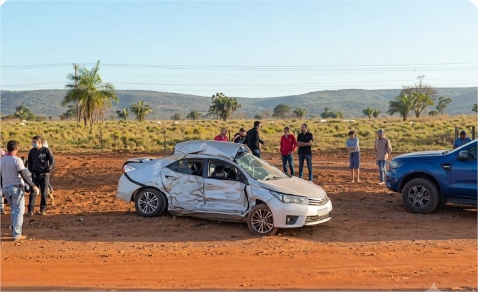 Trabalhadores de frigorífico morrem ao desviar de Fiat Toro e atingir carreta na contramão