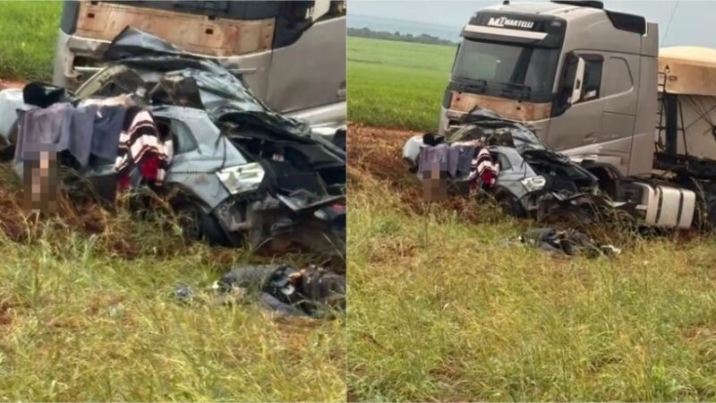 Identificados três DJs que morreram em grave acidente entre carro e carreta em MT
