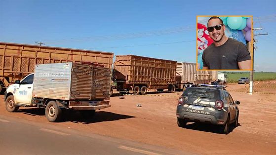 Motociclista de 35 anos morre após tentar ultrapassagem e bater em carreta