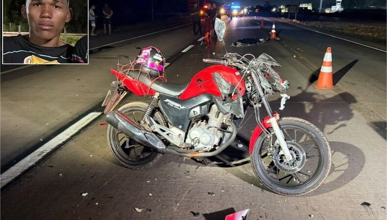 Jovem de 19 anos morre após atropelar boi em rodovia de Cuiabá