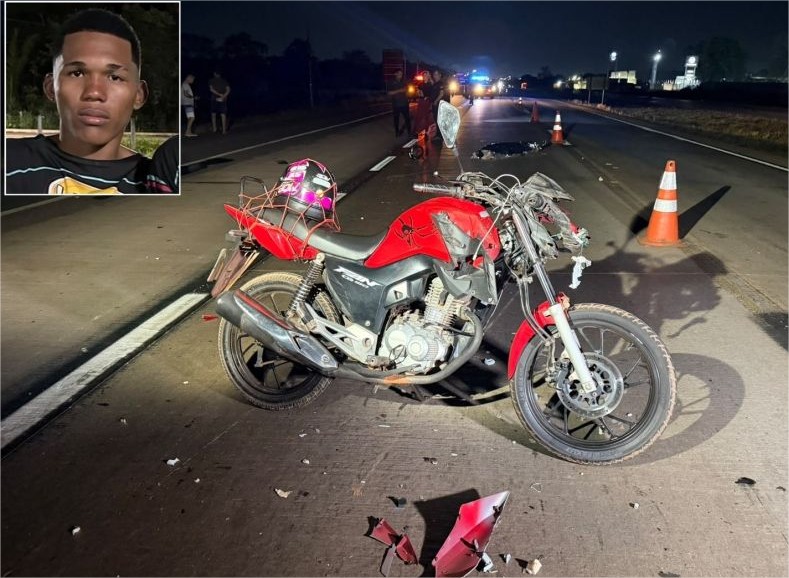 Jovem de 19 anos morre após atropelar boi em rodovia de Cuiabá