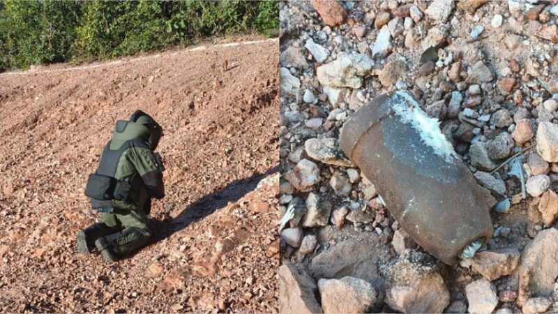 Artefato explosivo é encontrado em rua de Cáceres e desarmado pelo esquadrão antibombas