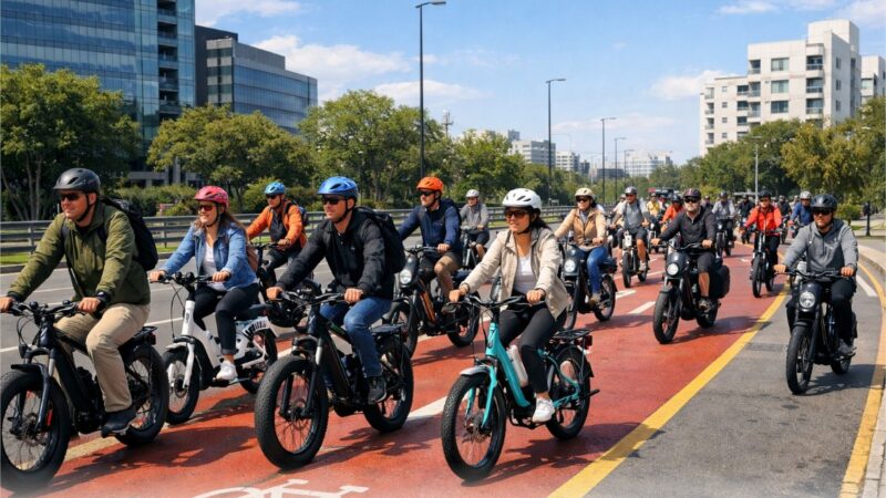 Projeto foca em encher Cuiabá de bicicletas elétricas para modernizar trânsito