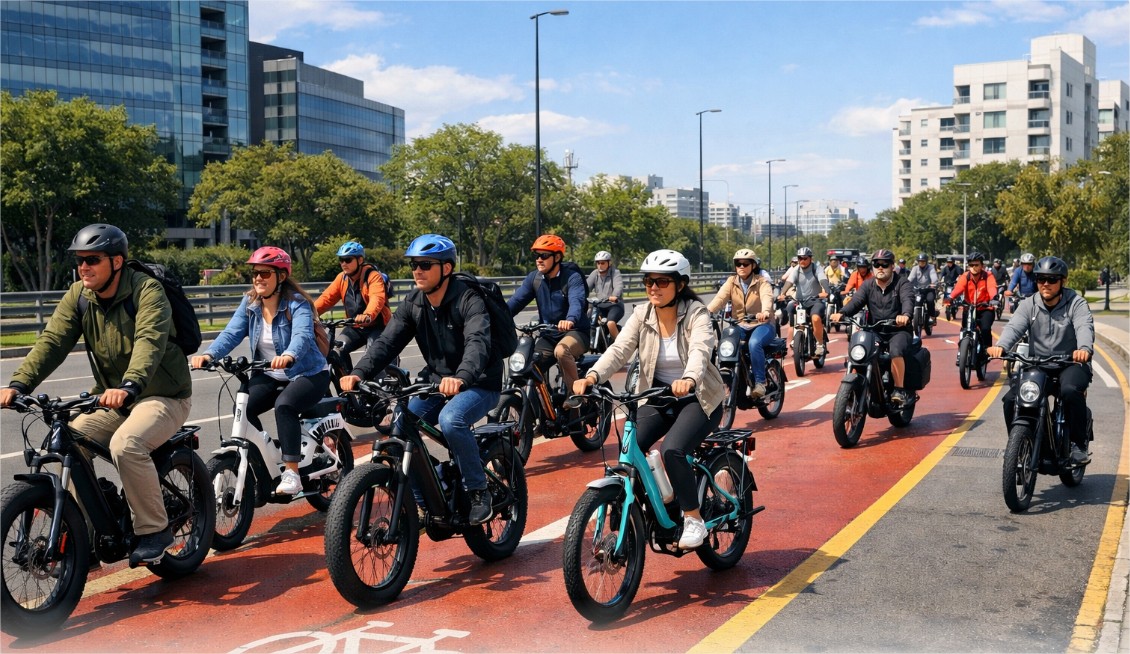 Projeto foca em encher Cuiabá de bicicletas elétricas para modernizar trânsito