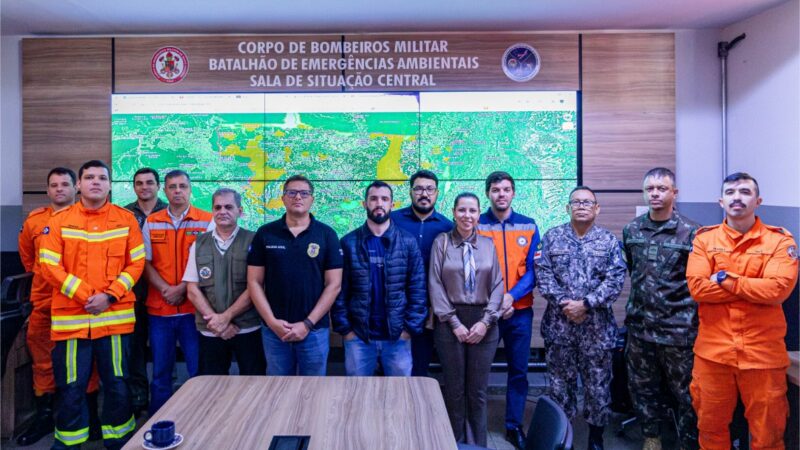 Defesa Civil, Bombeiros e órgãos parceiros unem esforços para enfrentar a temporada de seca