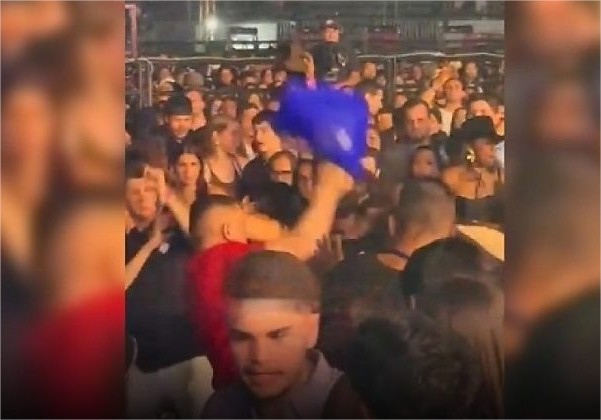 Natanzinho interrompe show em feira do agro após briga generalizada; veja vídeo
