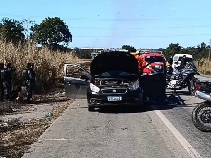 Acusado de roubo reage e morre em confronto com a PM após perseguição na rodovia