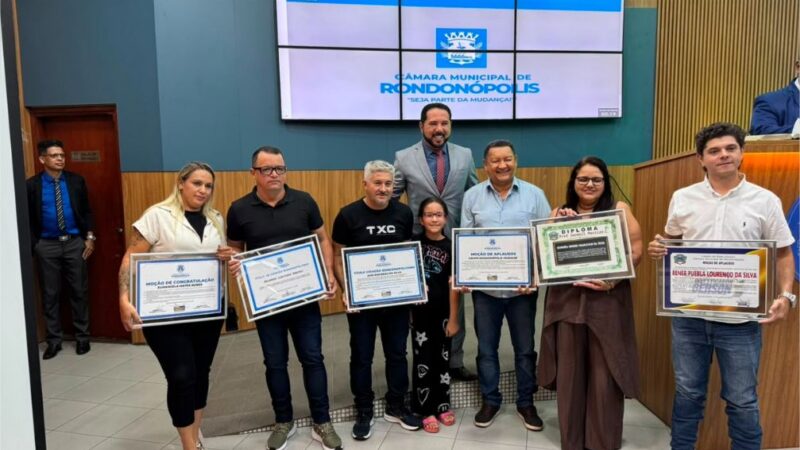 Grupo ‘Rondonópolis Verdade’ recebe nova Moção de Aplausos na Câmara Municipal