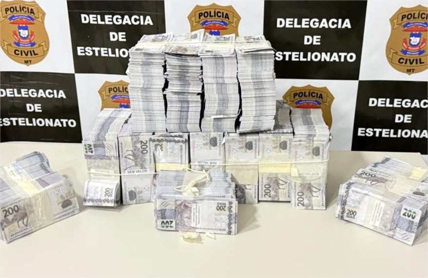 Polícia destrói R$ 10 milhões em notas falsas usadas em golpe contra empresário em MT