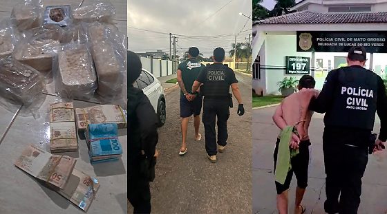 Polícia Civil cumpre 104 mandados contra facção que movimentou R$ 10 milhões em MT; veja vídeos