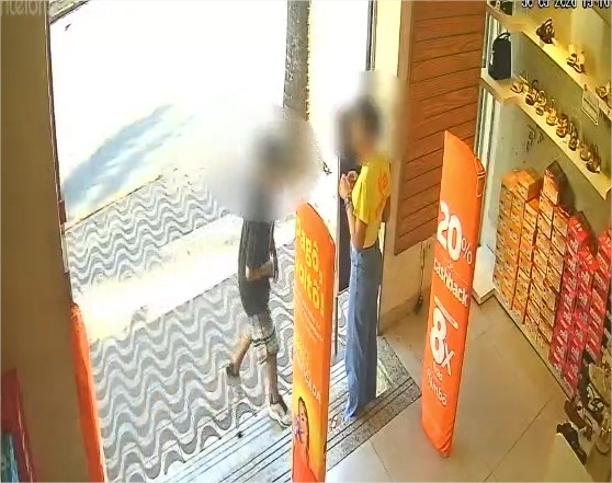 Após ser solto, ladrão assalta loja de calçados em Cuiabá; vídeo