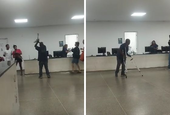Paciente perde a paciência e quebra computador na Upa Verdão em Cuiabá