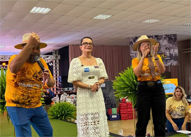 Virginia Mendes participa do 40º Encontro da Mulher Rural em Araputanga
